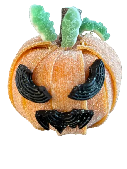 Citrouille en bandes acidulées