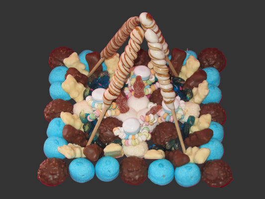 Carré gourmand sucettes et chocolat