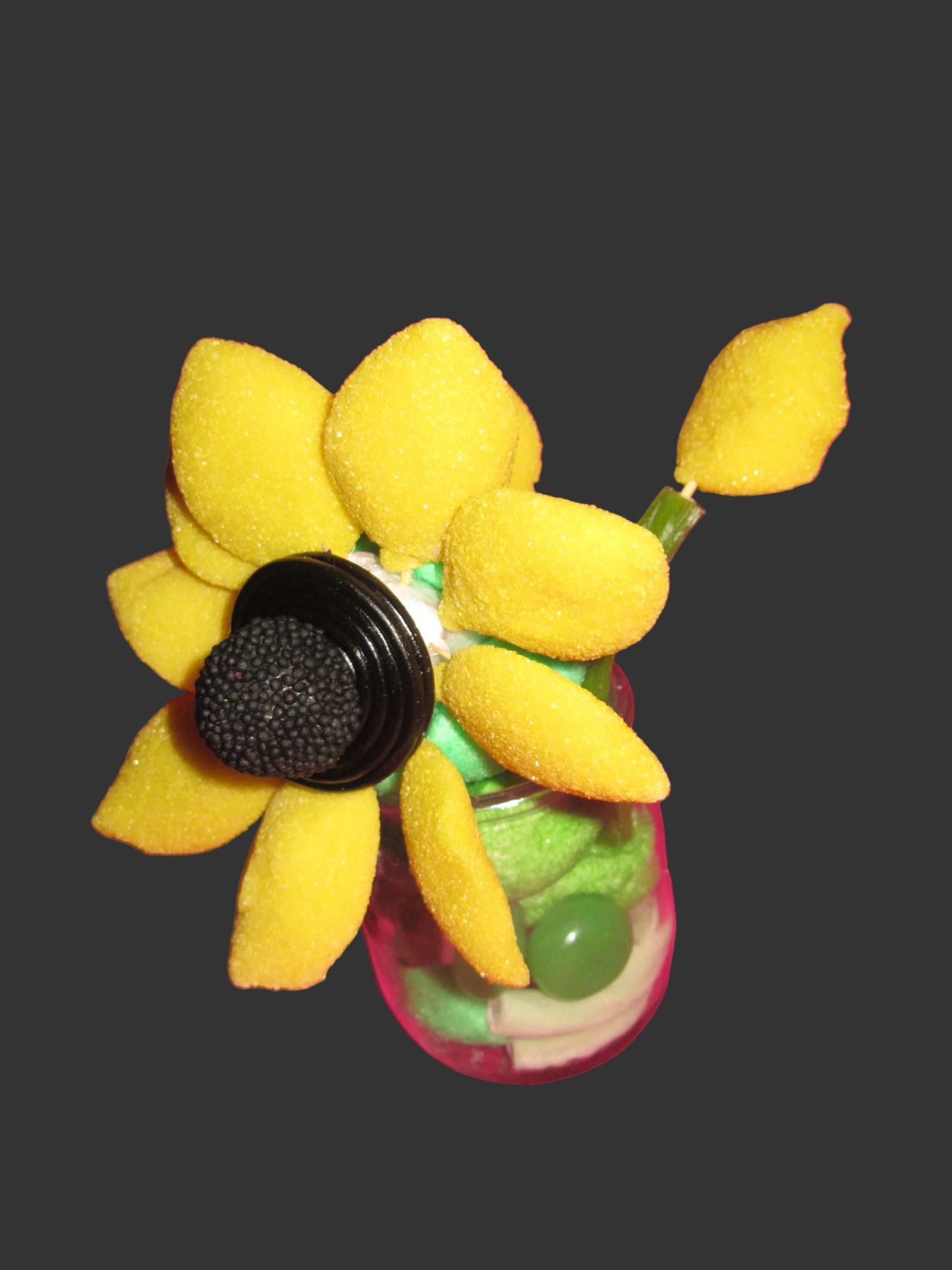 Petites fleurs  individuelles dans son pot