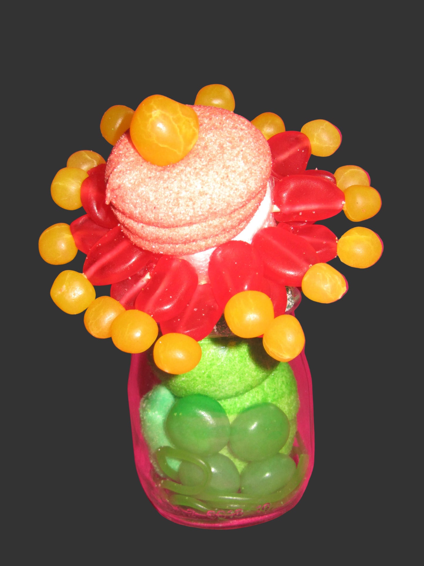 Petites fleurs  individuelles dans son pot