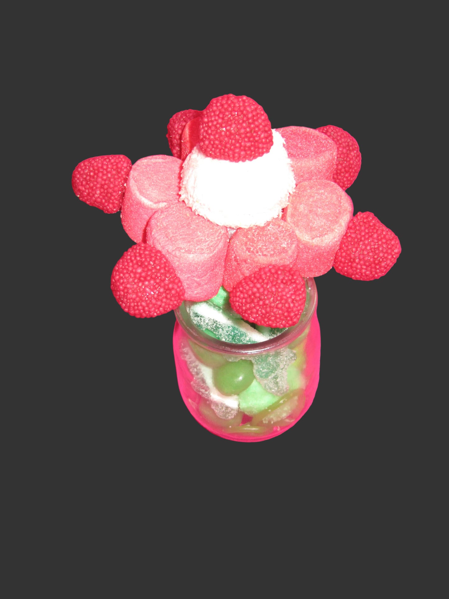 Petites fleurs  individuelles dans son pot